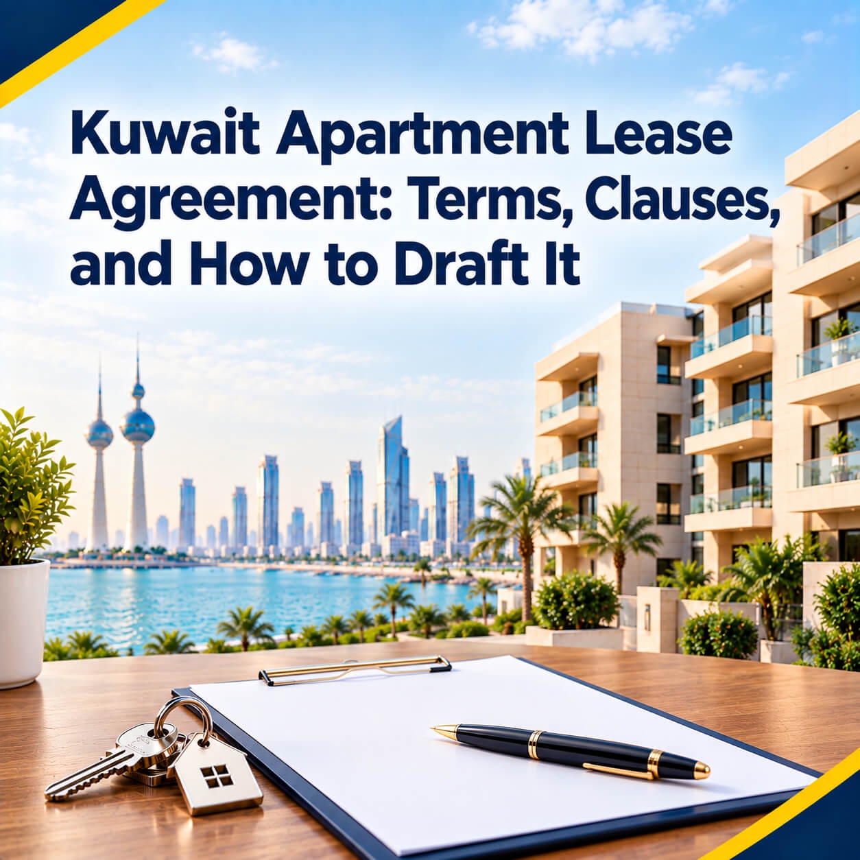                                                 Kuwait Apartment Lease Agreement: Terms, Clauses, and How to Draft It